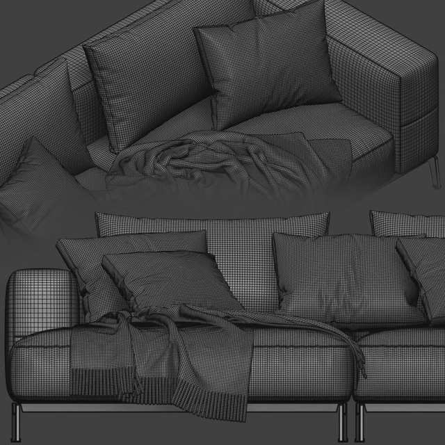 Flexform Ettore Chaise Longue Sofa 2 — Descargar