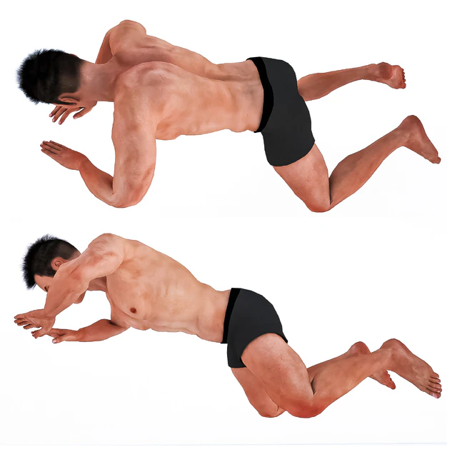 Man with Swimming Pose — Скачать