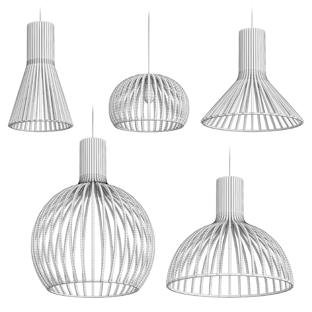 Secto Design Wooden Lamps — Descargar