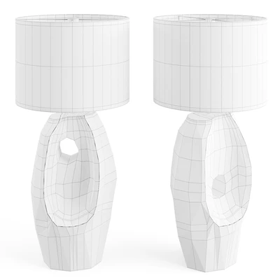 Table lamp Primitive Black — Ver 2