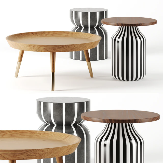 Coffee tables set by urban outfitters — Скачать