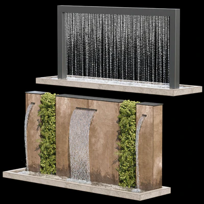 Waterfall fountains cascade 05 — Ver 3