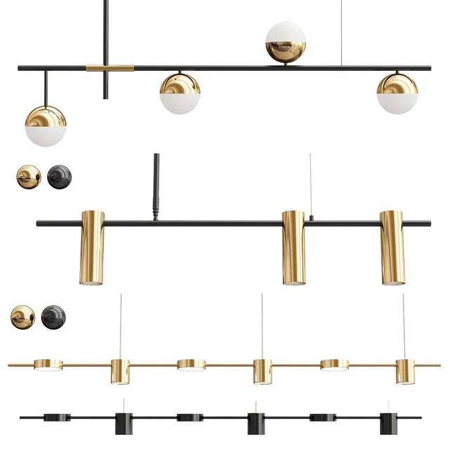 Collection Linear Chandelier — Descargar