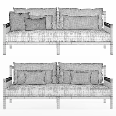 Architect Outdoor Sofa — View 3