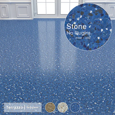 Seamless Terrazzo Stone 002 — Ver 3