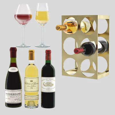 WEST ELM Metal Wine Rack — Ver 3