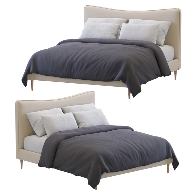 Myla Bed By West Elm — Скачать