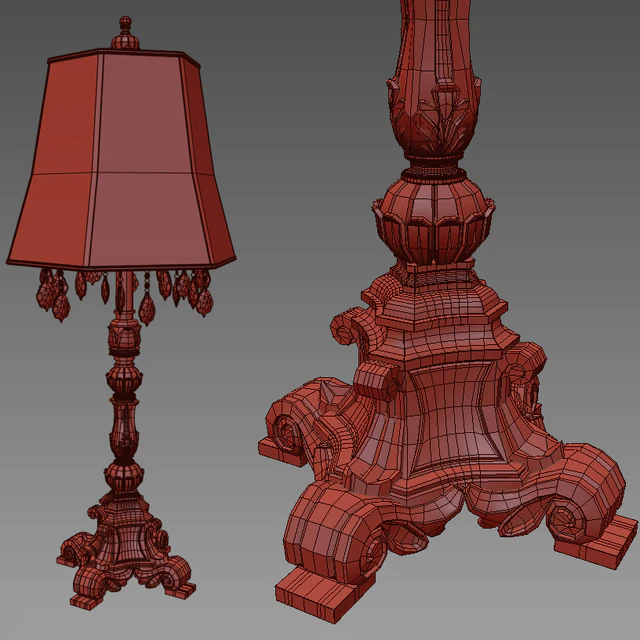 Duval Gold Crystal Candlestick Table Lamp — Descargar