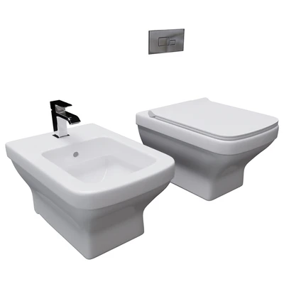 Toilet and bidet ceramiksan silva — Ver 1