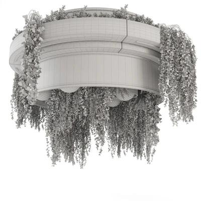 Indoor Hanging Plants in Metal Box - Set 1506 — Ver 5
