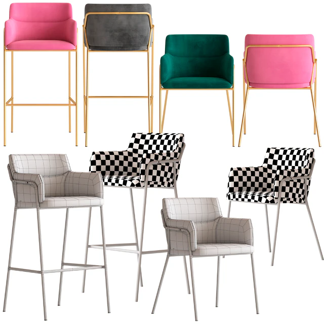 Cult Furniture Harriet Chair and Stool — Скачать