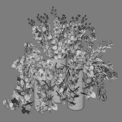 Flower Set 033 Orchids — Ver 5