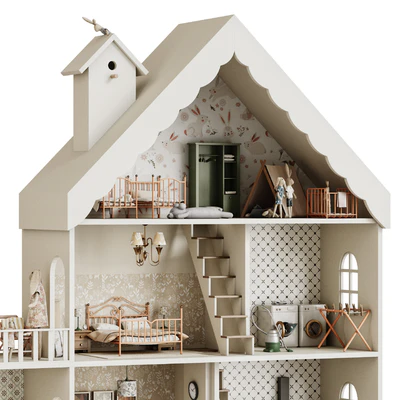 Dollhouse with toys — Ver 2