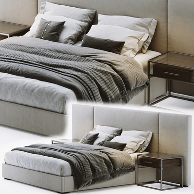 RH Modena Bed — Ver 3