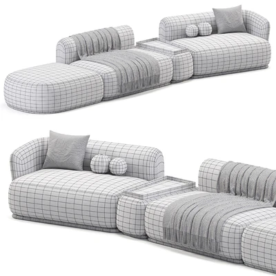 Name: Rene Sofa by Meridiani 02 — Вид 3