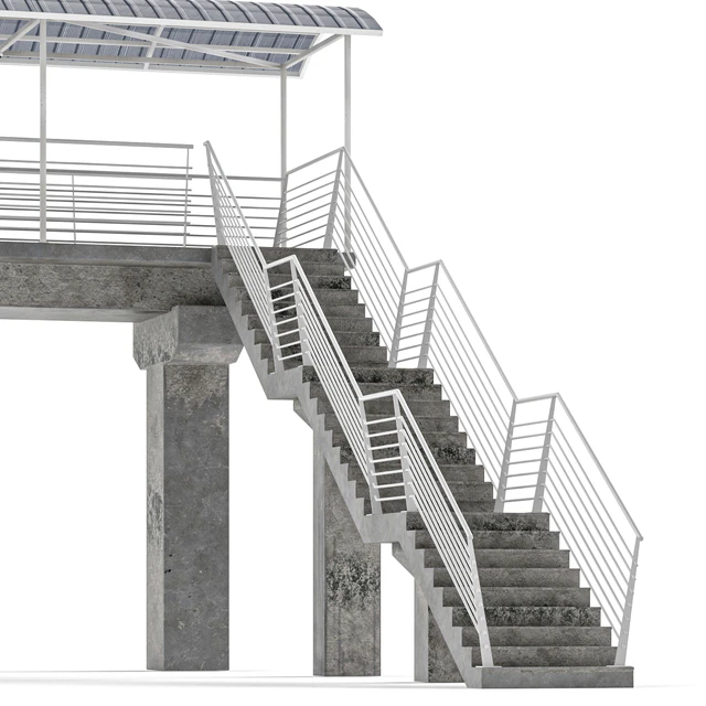 Lowpoly Pedestrian Bridge — Скачать