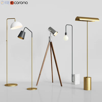 CB2 - 5 Floor Lamps Set 3 — Вид 1