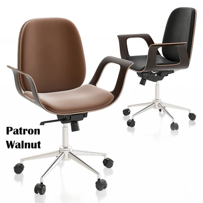 Patron Walnut Office Chair — Ver 1