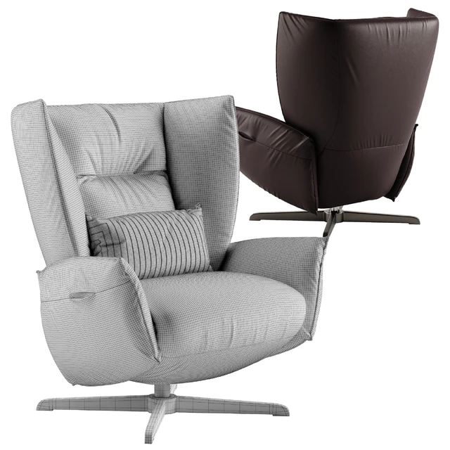 Natuzzi Tulip armchair — Descargar
