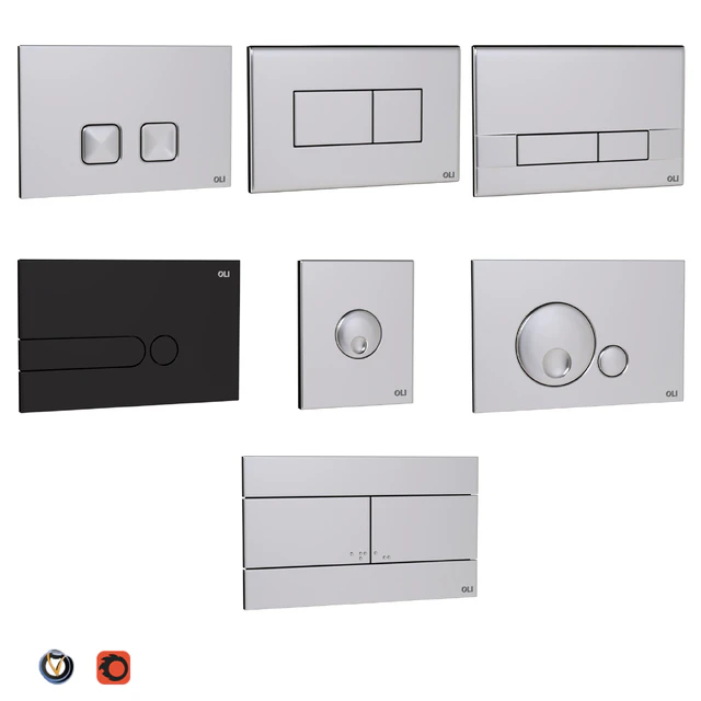 Oli flush buttons for installation (7 pcs.) — Descargar