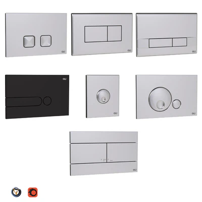 Oli flush buttons for installation (7 pcs.) — Ver 1