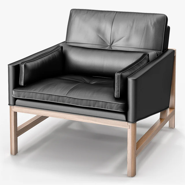 BassamFellows Low Back Lounge Chair — Descargar