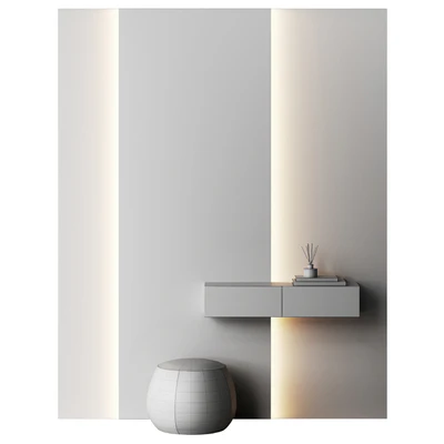 The hallway area is in a minimalist style — Ver 4