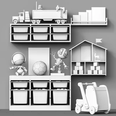 Toys and furniture set 108 — Ver 3