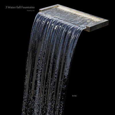 Waterfall fountains cascade Water Features — Ver 2