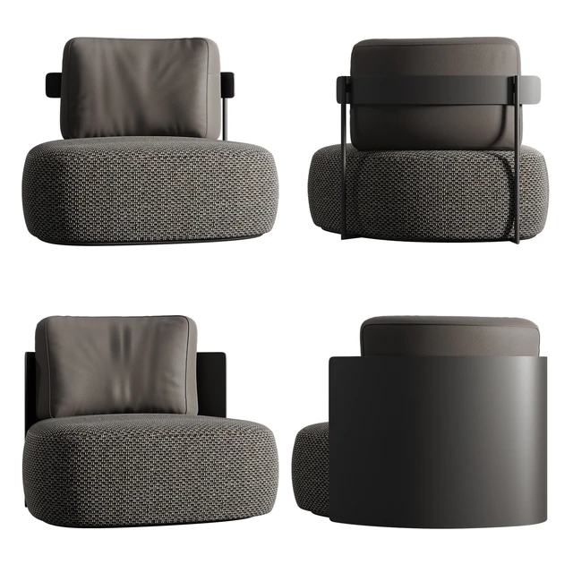 Armchair Pierre by Flou (two versions) — Скачать