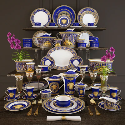 Сервиз Rosenthal Versace, Medusa blue — Вид 1