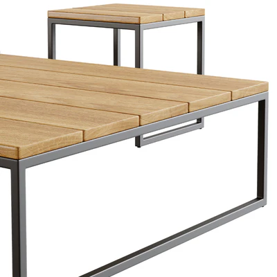 Outdoor garden coffee table Skyline design Nautic — Ver 5