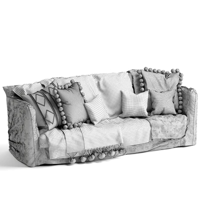Vittoria Slip Cover Sofa — Ver 6