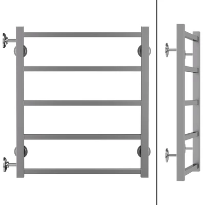 Water heated towel rail Terminus Vega 60x60 (Vega P5 500600 (500)) chrome — Ver 1