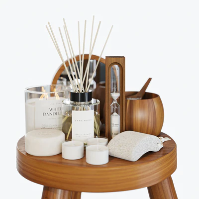 Zara home wood stool 02 — Вид 6