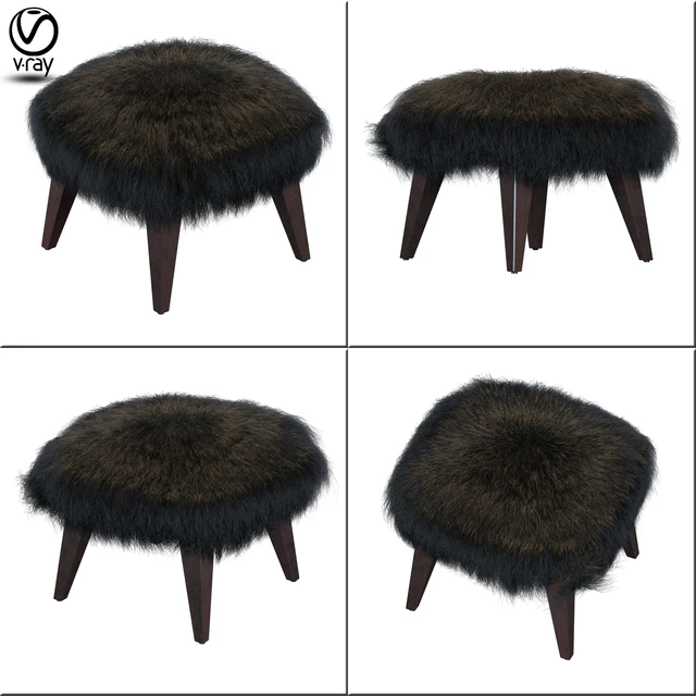 OTTO TIBETAN FUR CUBE OTTOMAN — Descargar