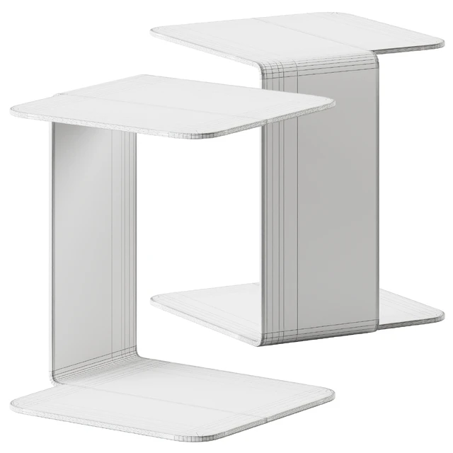 Glass Side Table Shell by Sovet italia / Glass side table — Descargar
