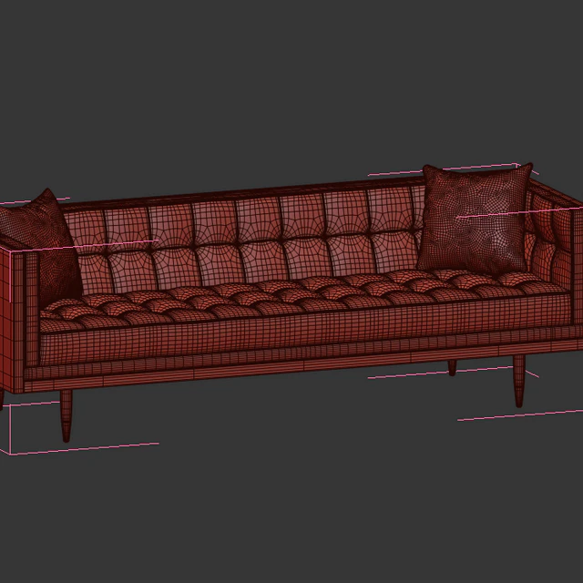 Woodrow Box 87 Fabric Sofa — Descargar
