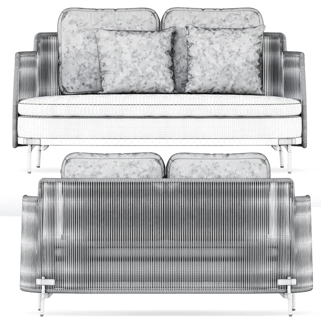 TAPE CORD OUTDOOR Garden sofa by Minotti — Скачать