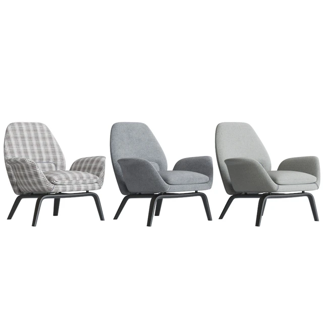 Gilliam Armchair Minotti — Скачать