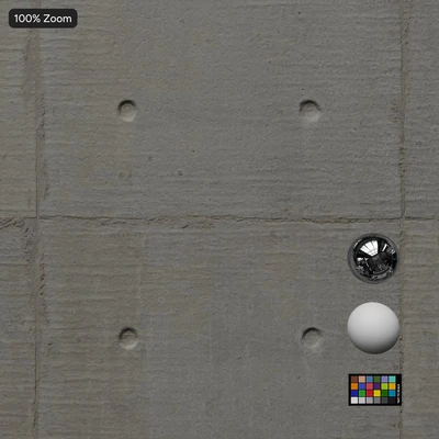 board form with tie hole concrete texture — Ver 4