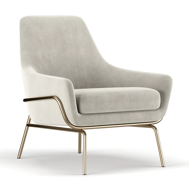 Coco Velvet Lounge Chair — Descargar