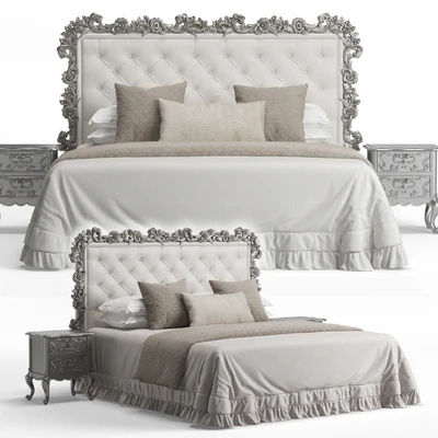 Italian Carved Bed — Ver 1