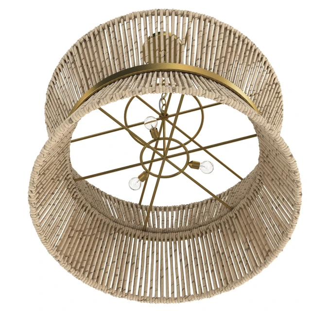 Visual Comfort Studio Thurlo Brass Three Light Pendant — Descargar