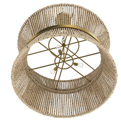 Visual Comfort Studio Thurlo Brass Three Light Pendant — Ver 3