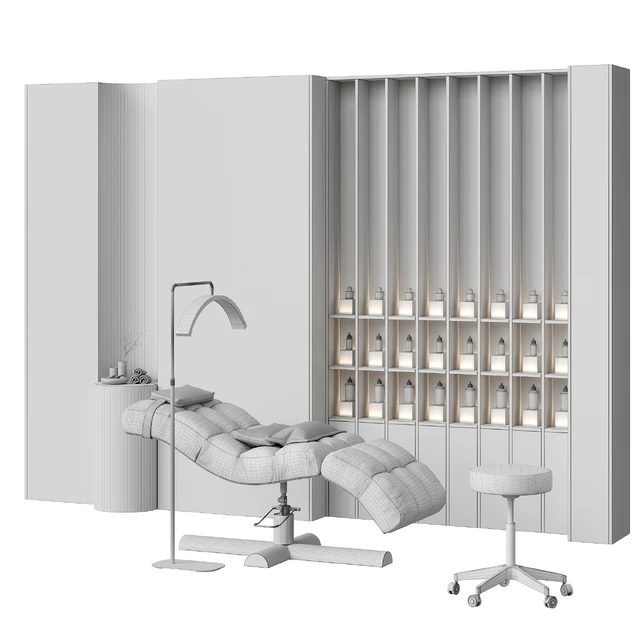 Beauty salon with couch and accessories \ Figuratti P02 — Download