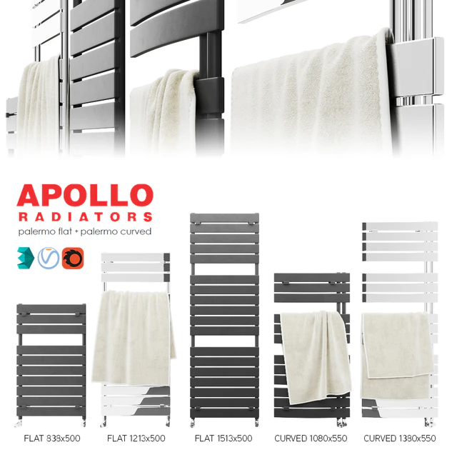 Apollo PALERMO radiators + towels — Descargar