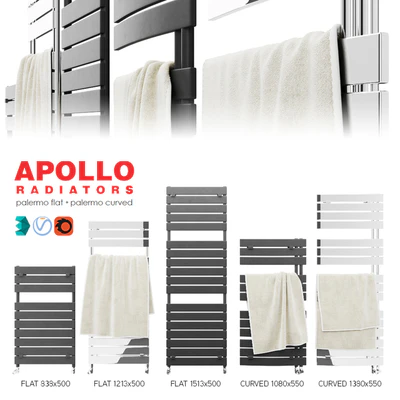 Apollo PALERMO radiators + towels — Ver 1