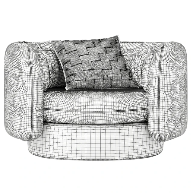 Group armchair Philippe Malouin for SCP — Скачать