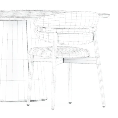 Oleandro chair by Calligaris and POV 462 table by Ton — Ver 4